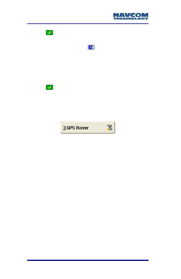 Figure 123: verification of trublu connection | NavCom SF-2040 Rev.C User Manual | Page 174 / 178