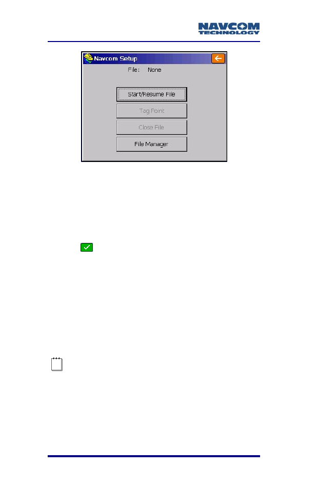 Figure 125: navcom setup window | NavCom SF-2040 Rev.C User Manual | Page 176 / 178