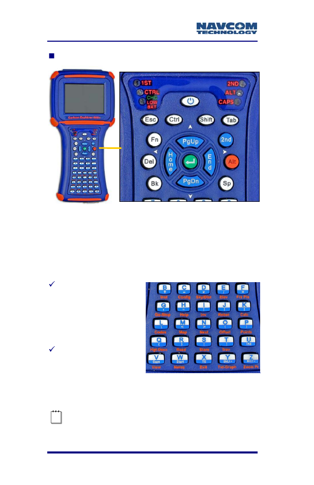 Figure 3: carlson explorer 600+ user interface | NavCom SF-2040 Rev.C User Manual | Page 30 / 178