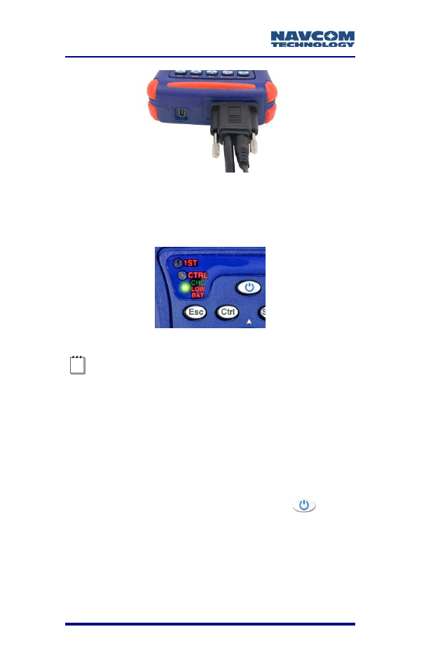Figure 14: explorer 600+ charger connection, Figure 15: chg led | NavCom SF-2040 Rev.C User Manual | Page 60 / 178