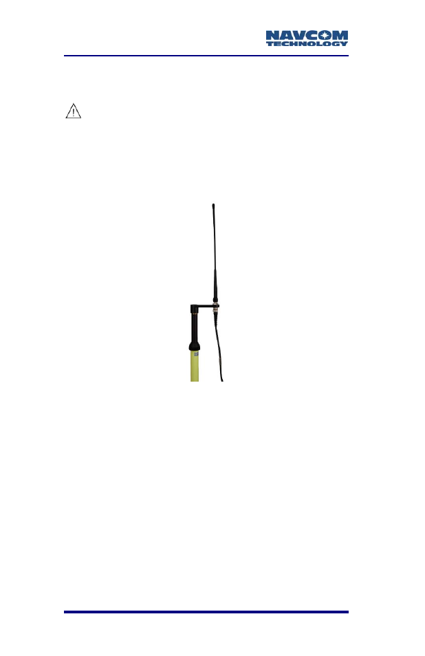 Figure 39: mounting the antenna and cable | NavCom SF-2040 Rev.C User Manual | Page 82 / 178