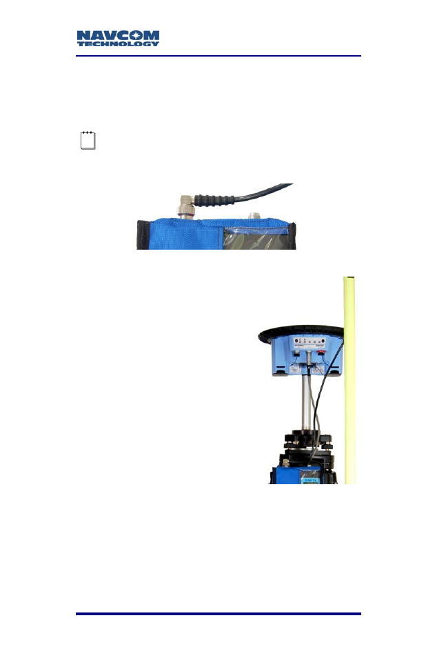 Figure 42: mounting cable to the radio modem, Figure 43: mounting base sf-2040 | NavCom SF-2040 Rev.C User Manual | Page 85 / 178