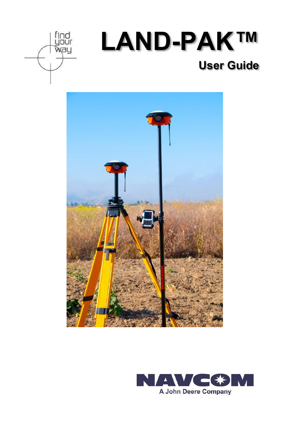 NavCom LAND-PAK Rev.E User Manual | 156 pages