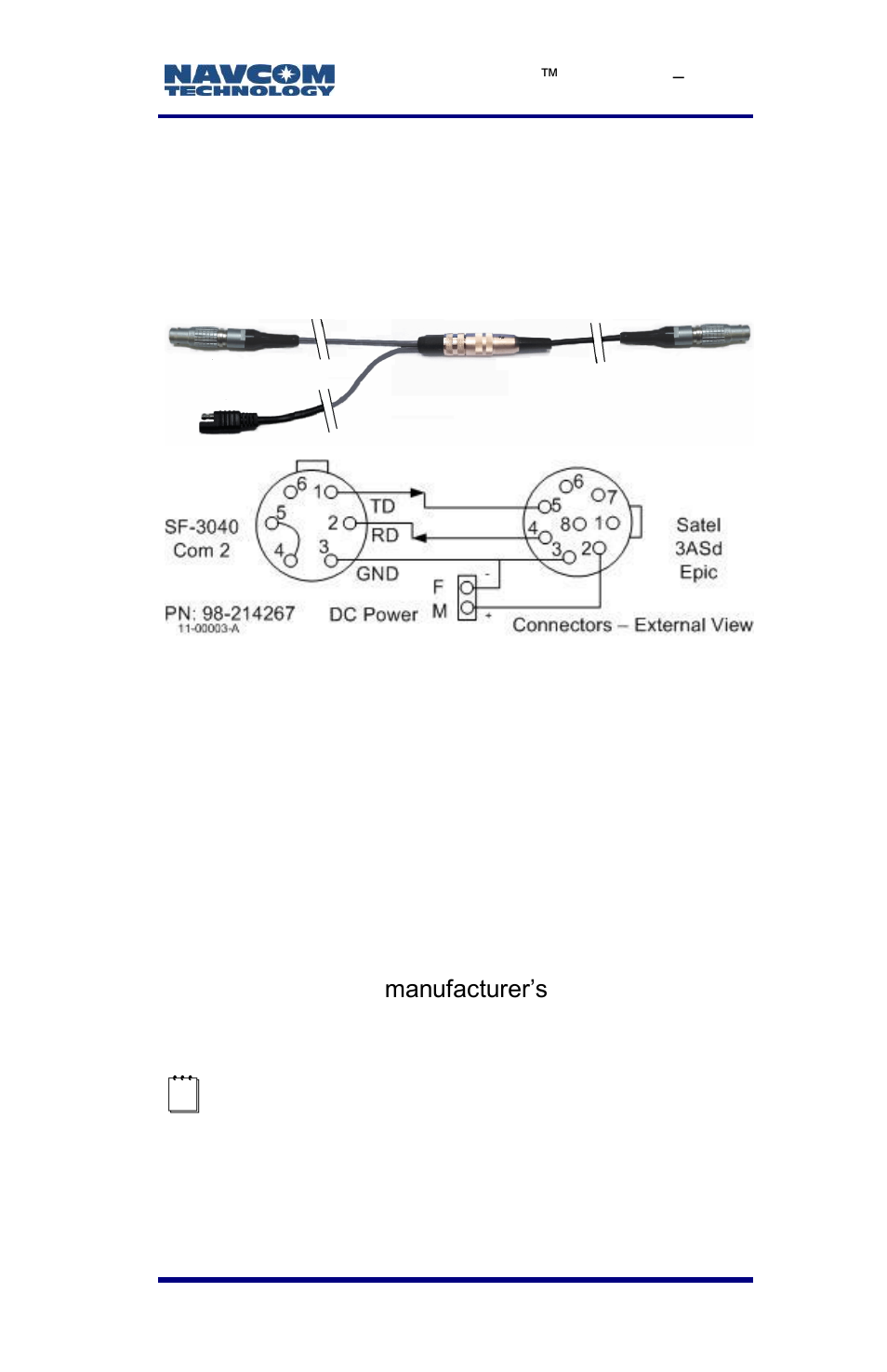 Base station uhf boost radio, Figure 62: boost radio wiring diagram, A ................ base station uhf boost radio | NavCom LAND-PAK Rev.E User Manual | Page 107 / 156