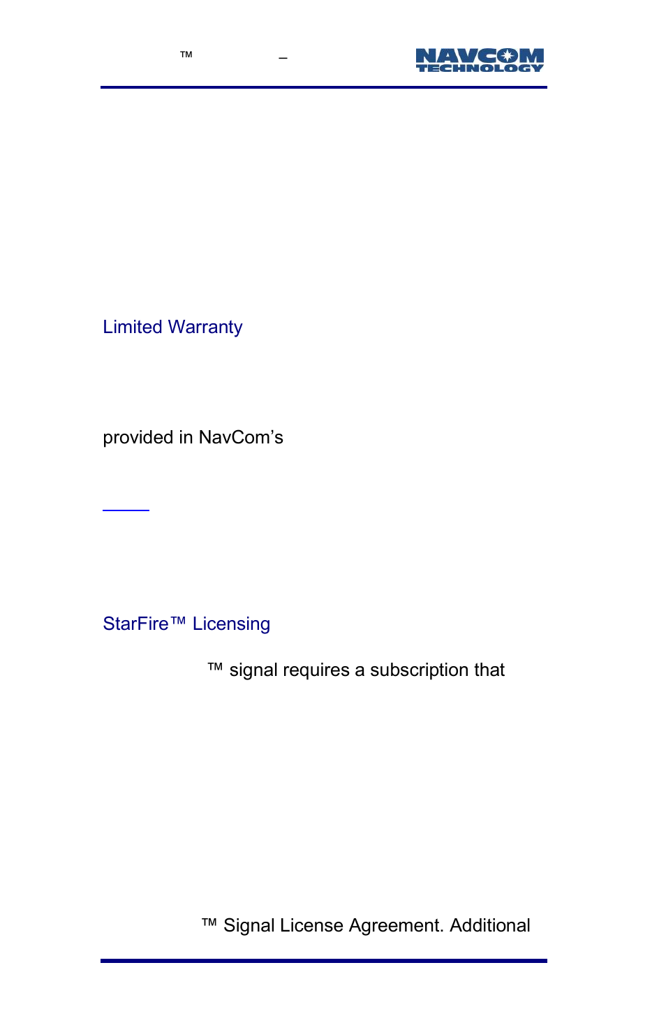 NavCom LAND-PAK Rev.E User Manual | Page 12 / 156