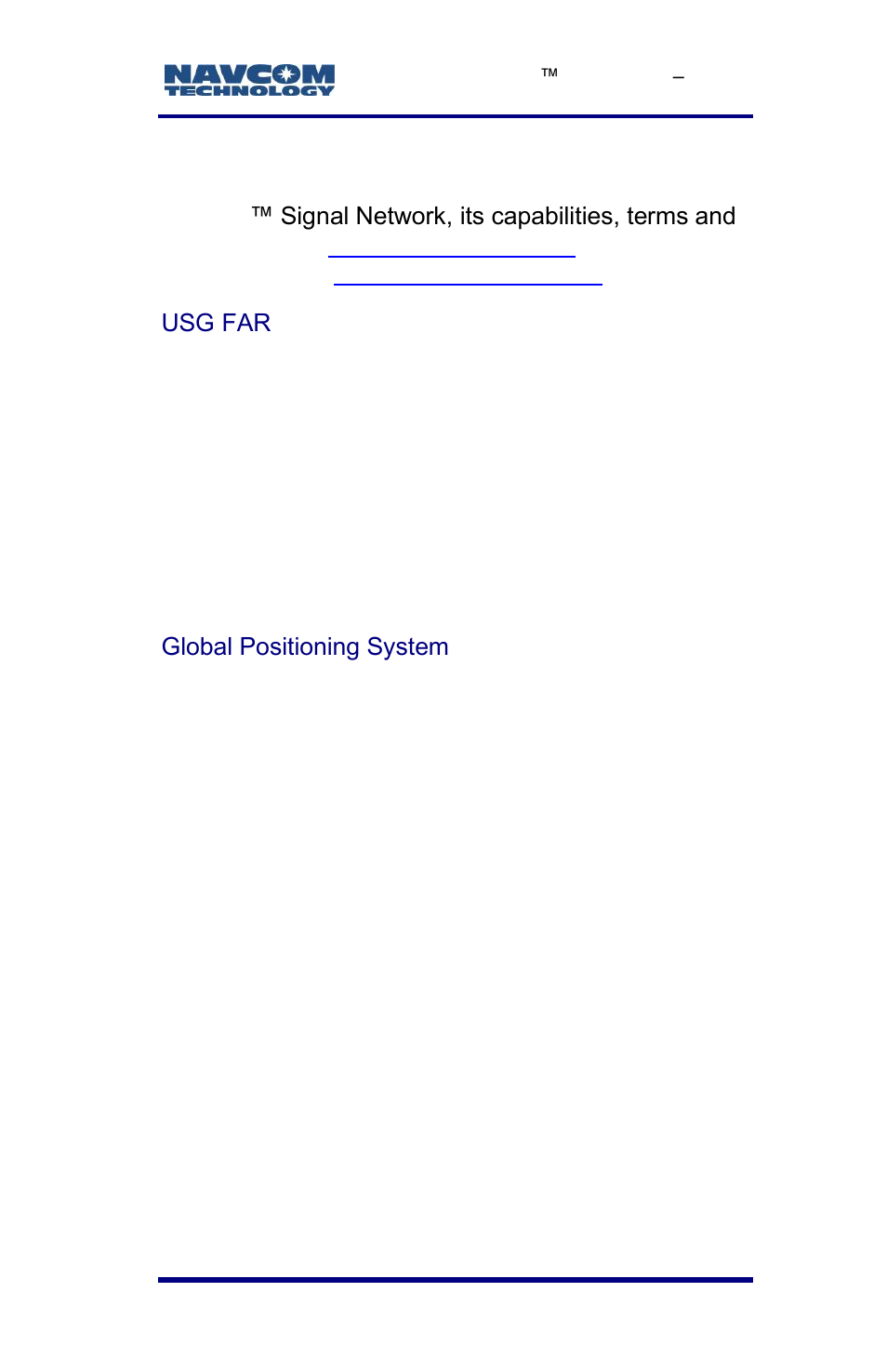 NavCom LAND-PAK Rev.E User Manual | Page 13 / 156