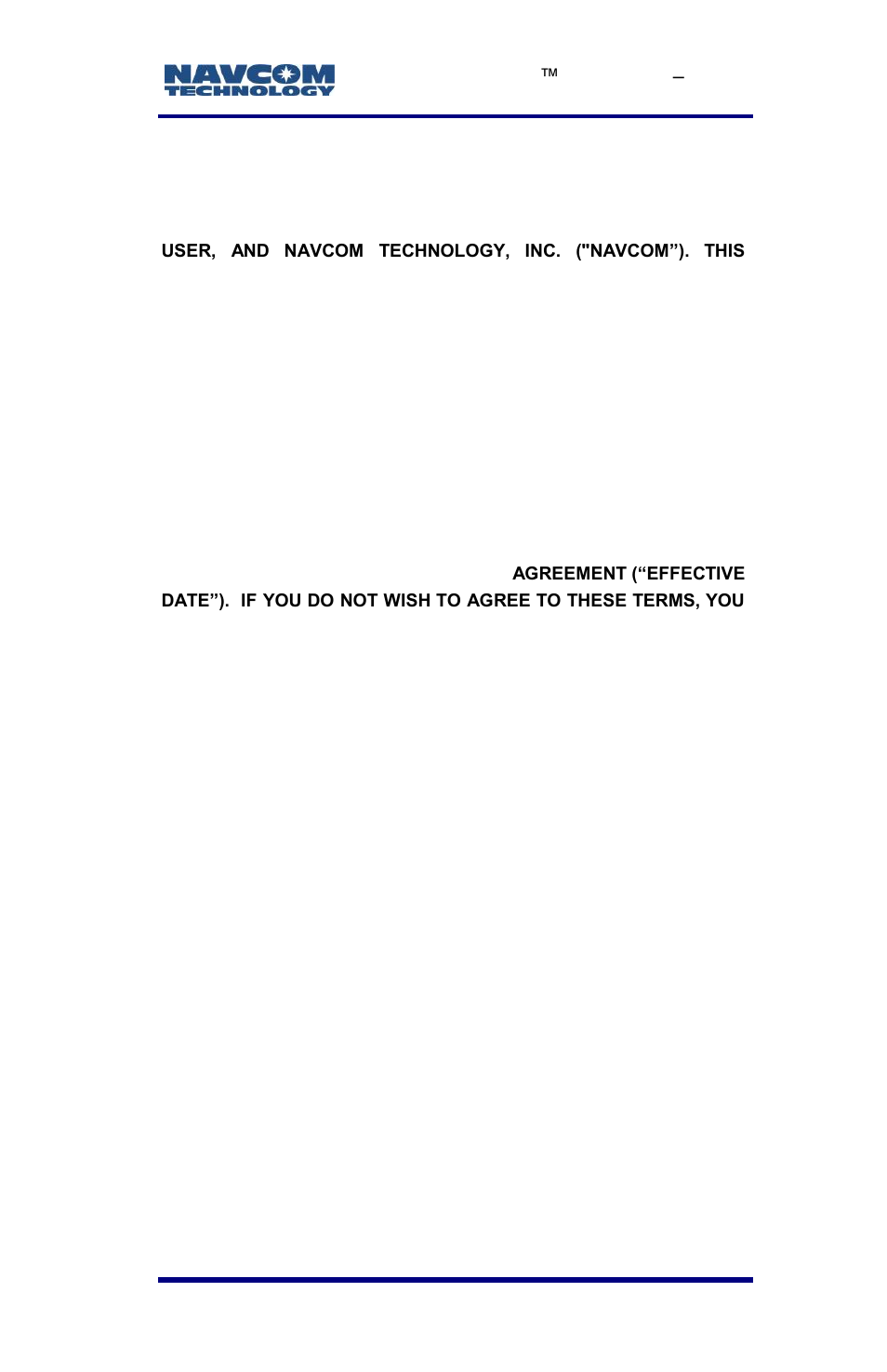 Starfire end-user lifetime license, D ........ starfire end-user lifetime license, D-129 | NavCom LAND-PAK Rev.E User Manual | Page 131 / 156