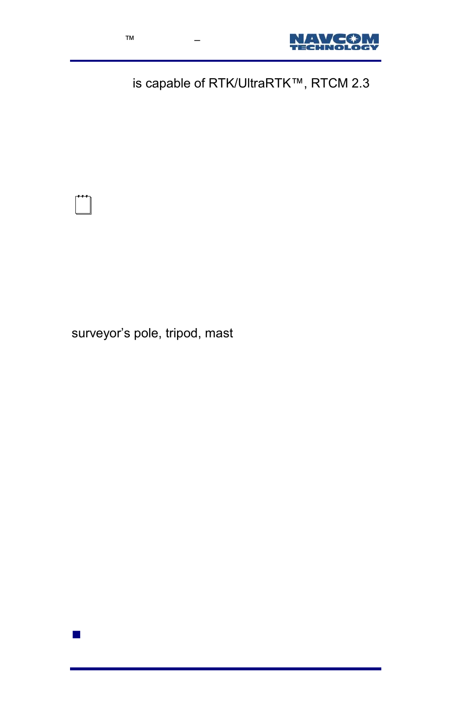 NavCom LAND-PAK Rev.E User Manual | Page 26 / 156