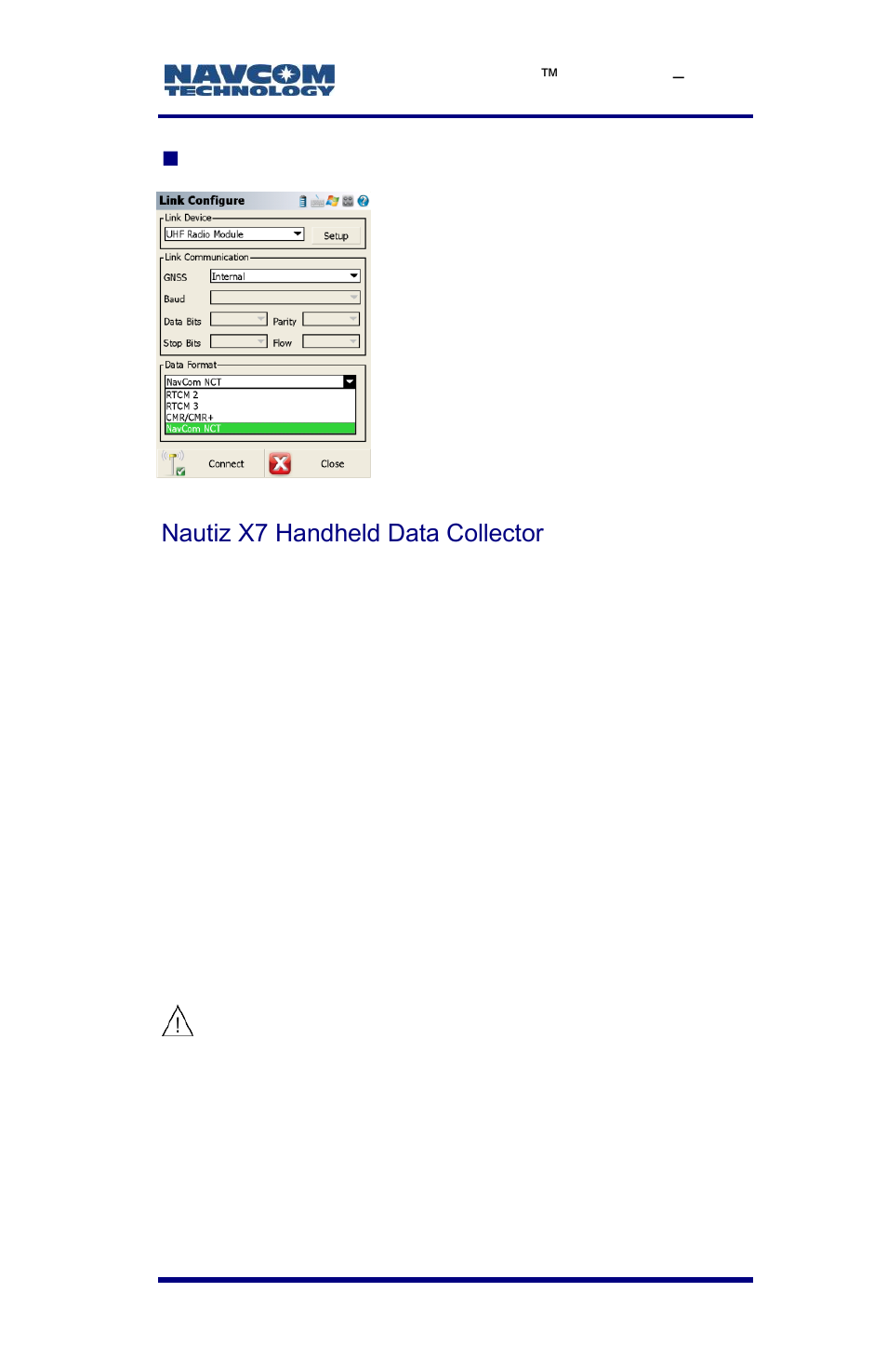 Nautiz x7 handheld data collector | NavCom LAND-PAK Rev.E User Manual | Page 29 / 156