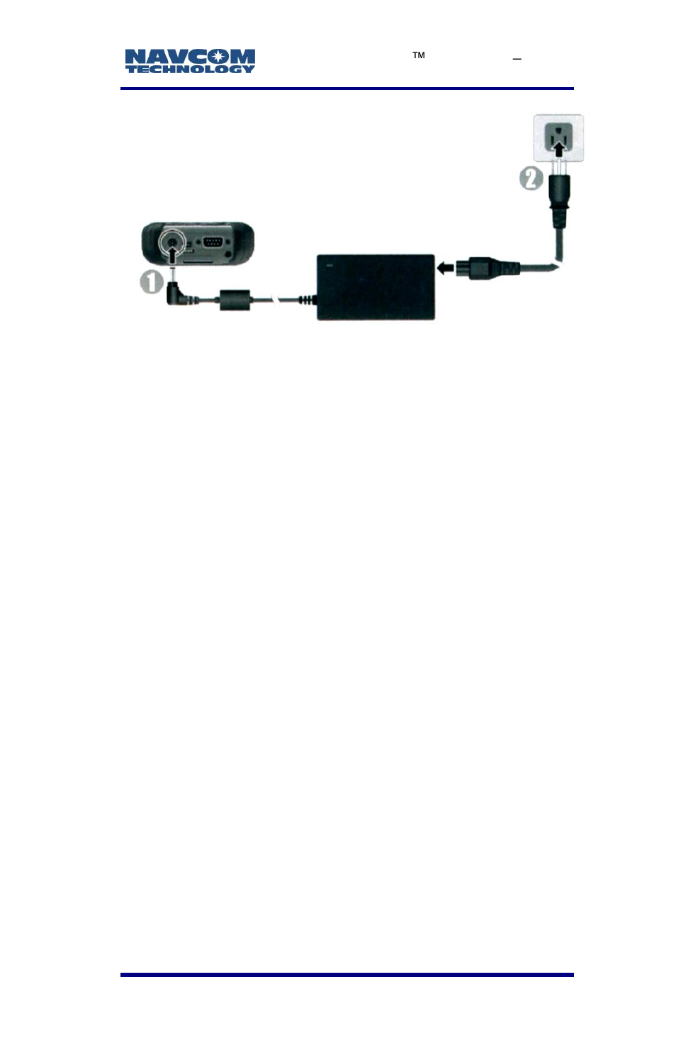 Figure 16: battery charger/charging cable | NavCom LAND-PAK Rev.E User Manual | Page 51 / 156