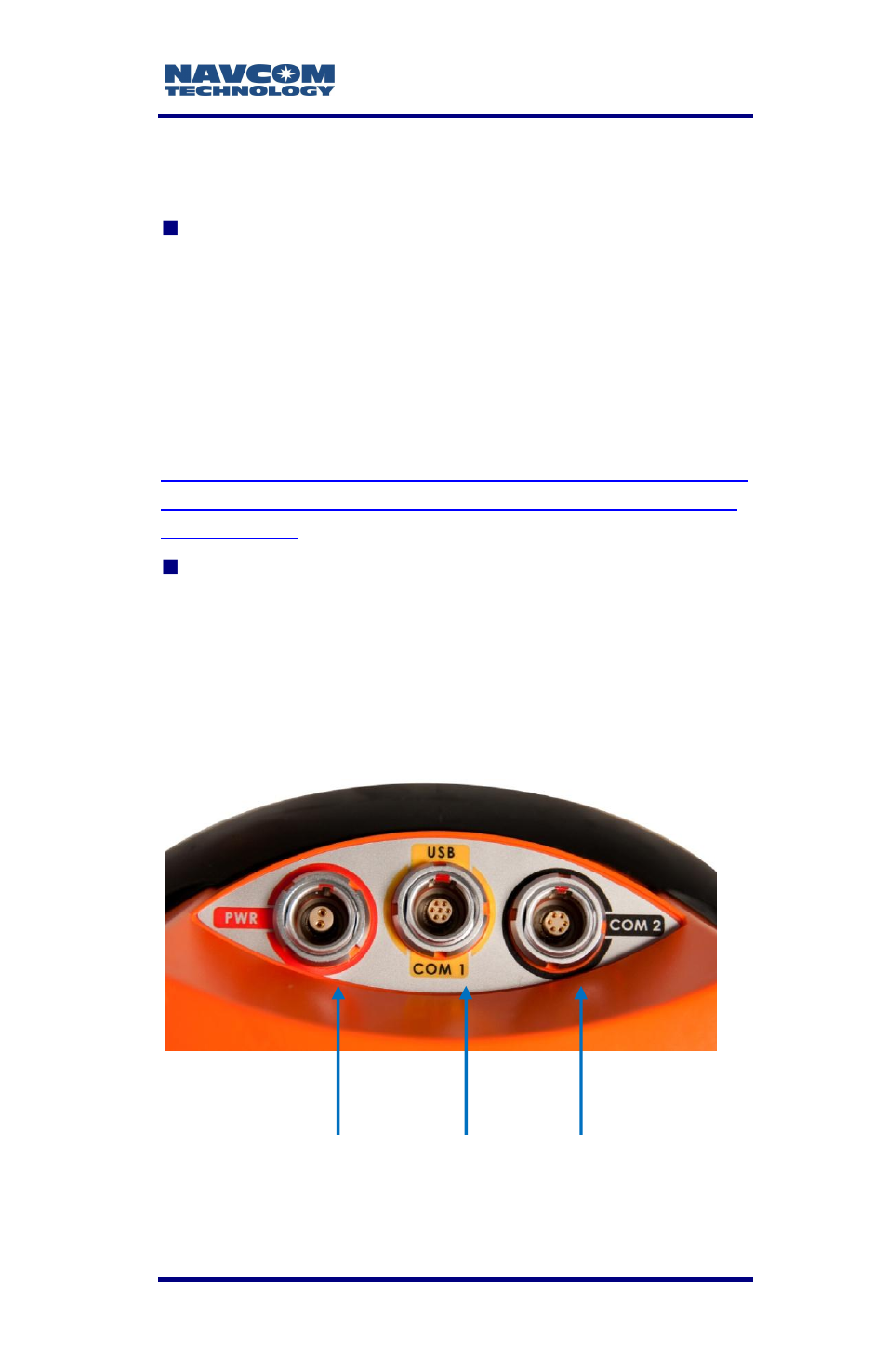 Figure 1: sf-3040 connectors, detail | NavCom LAND-PAK Rev.F User Manual | Page 29 / 159
