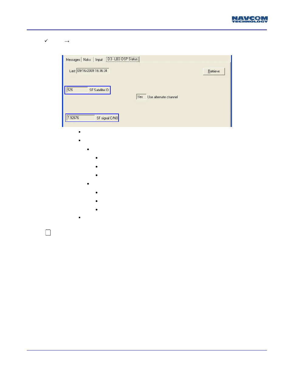 NavCom StarFire Satellite Change Rev.G User Manual | Page 17 / 24