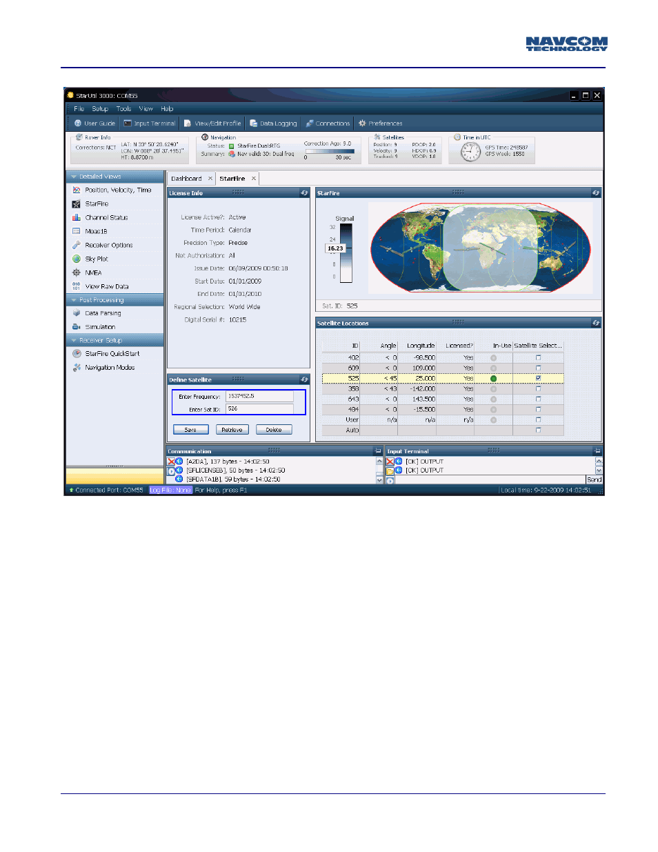 NavCom StarFire Satellite Change Rev.G User Manual | Page 22 / 24