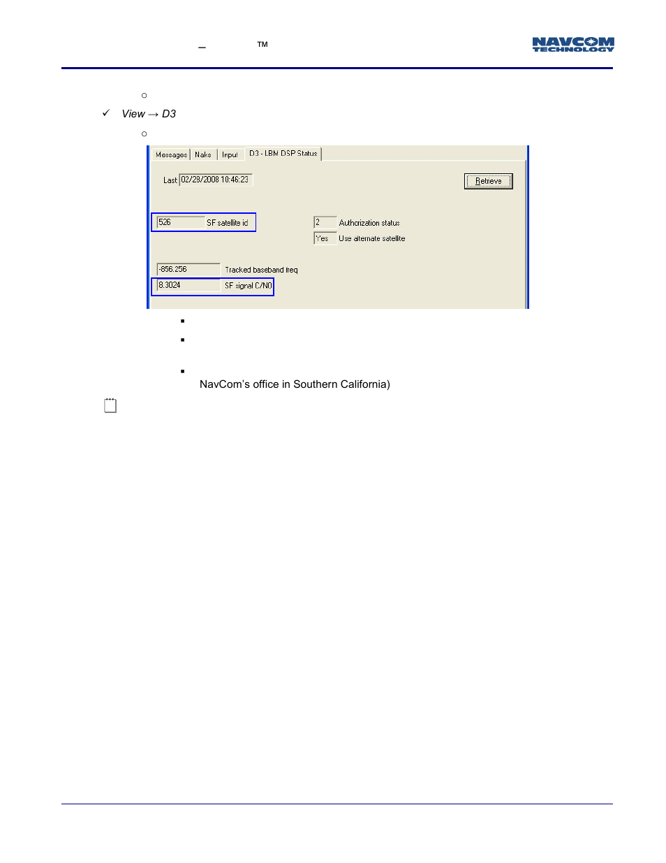 NavCom StarFire Satellite Change Rev.I User Manual | Page 12 / 23