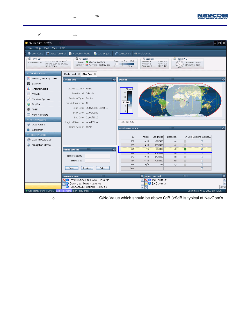 NavCom StarFire Satellite Change Rev.I User Manual | Page 20 / 23