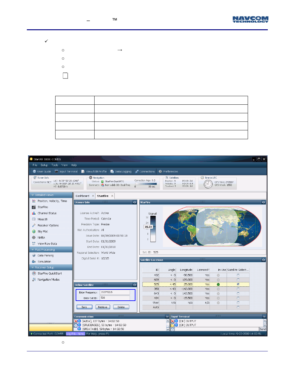 NavCom StarFire Satellite Change Rev.I User Manual | Page 21 / 23