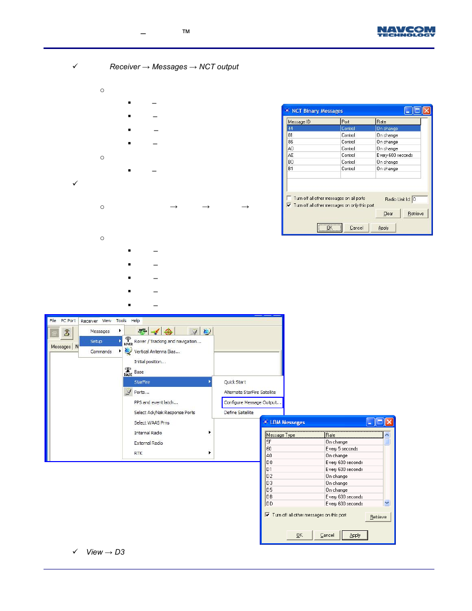 NavCom StarFire Satellite Change Rev.I User Manual | Page 4 / 23