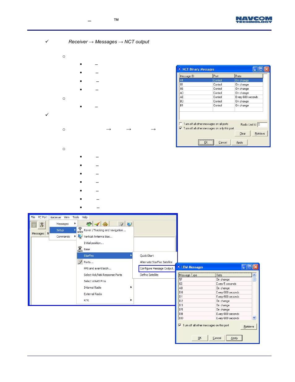NavCom StarFire Satellite Change Rev.I User Manual | Page 9 / 23