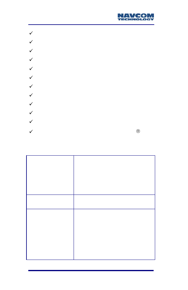 Time-to-first-fix | NavCom RT-3020 Rev.F User Manual | Page 64 / 93