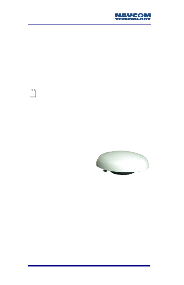 Sf-2050r, Antennae, Standard | NavCom SF-2050 Rev.G User Manual | Page 24 / 99