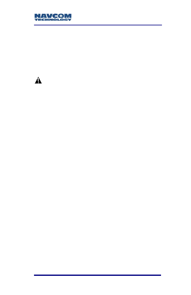NavCom SF-2050 Rev.G User Manual | Page 53 / 99
