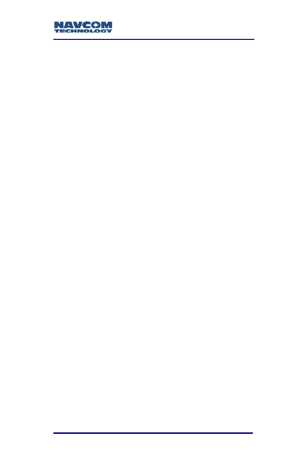 List of tables | NavCom SF-2050 Rev.G User Manual | Page 7 / 99