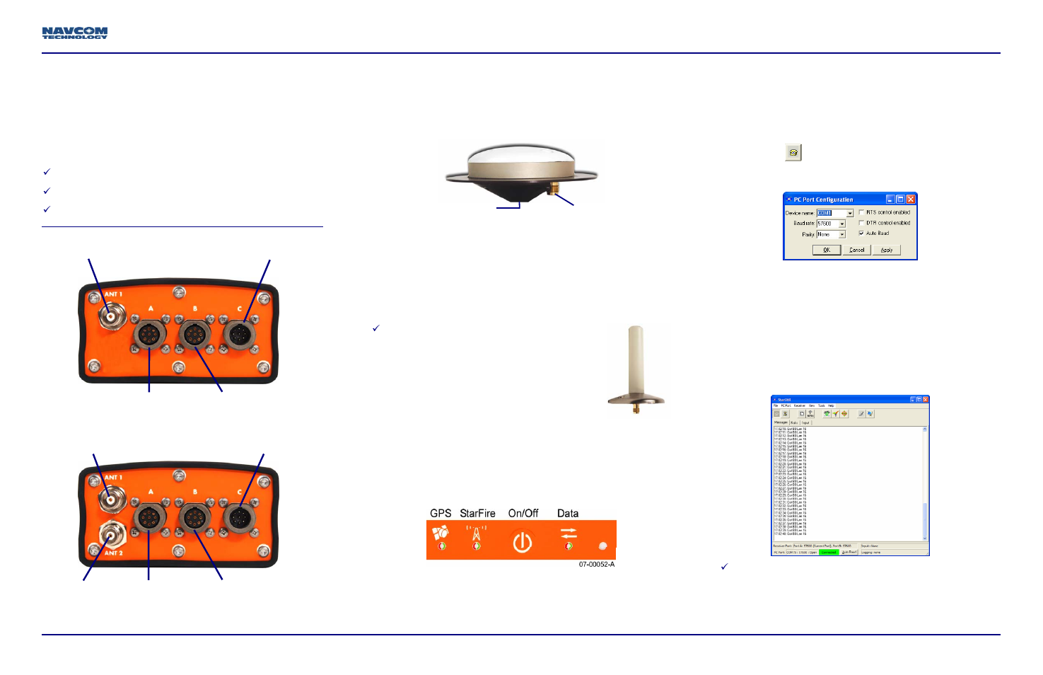 NavCom SF-2110 Quick Start Rev.A User Manual | 2 pages