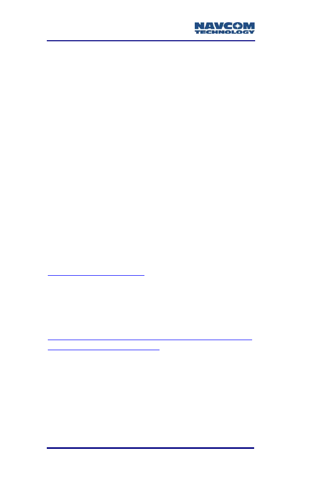Rinexutil user guide p/n 96-310021-2101, Integrators toolkit, Navcom release notes | NavCom SF-2110 Rev.C User Manual | Page 14 / 99