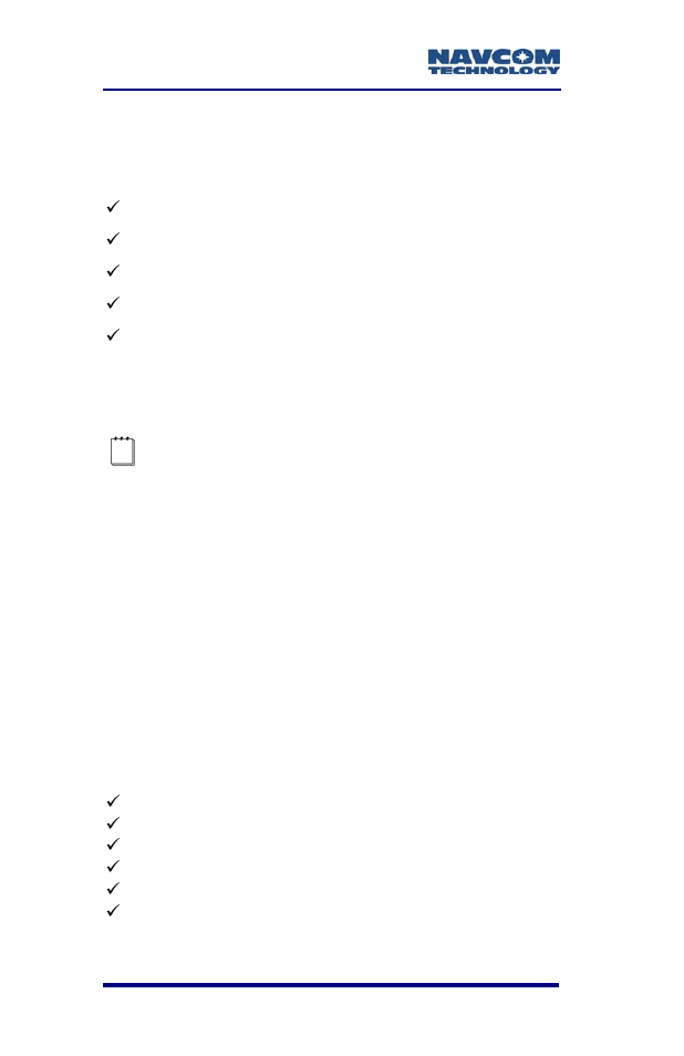 1 pps | NavCom SF-2110 Rev.C User Manual | Page 38 / 99