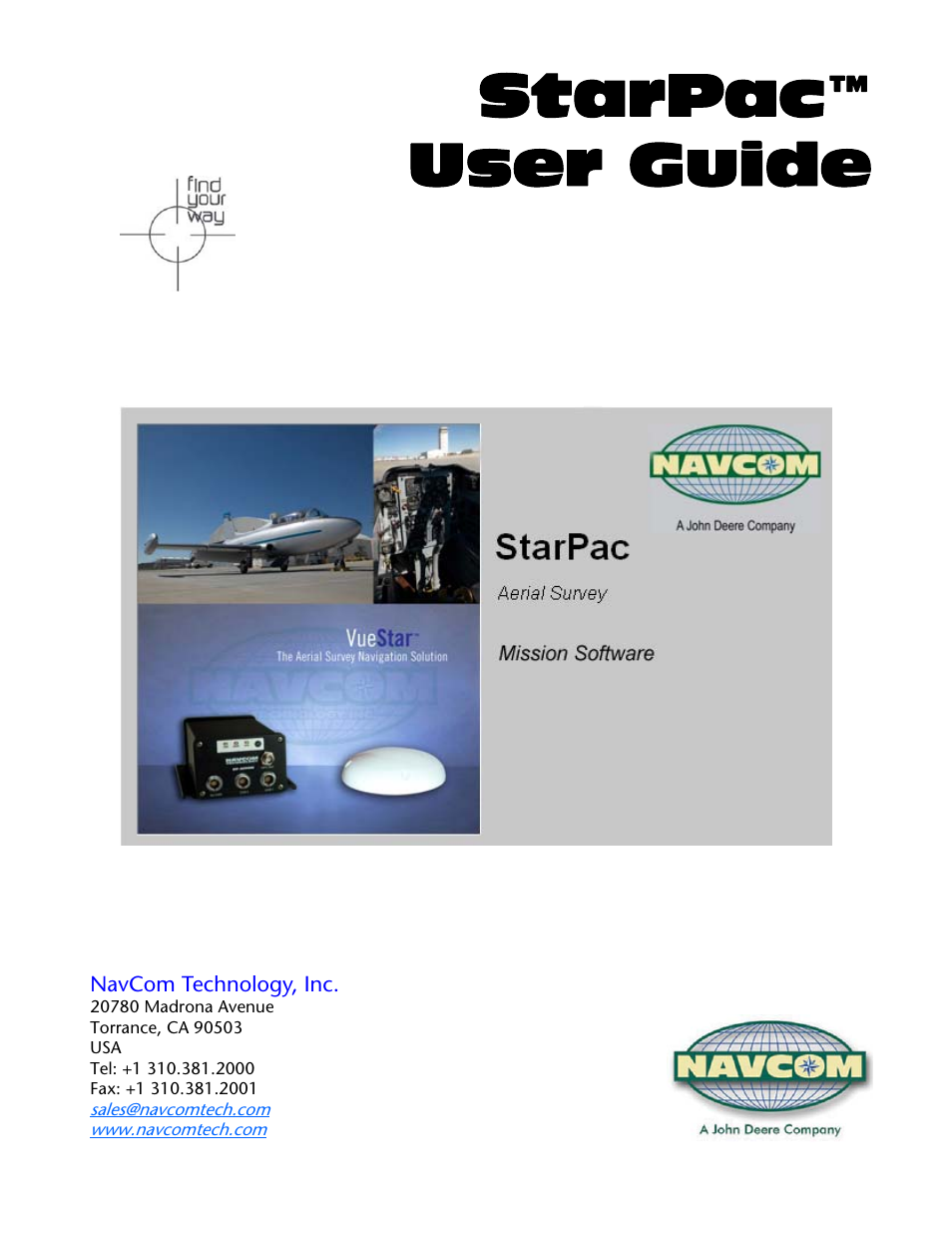 NavCom StarPac Rev.A User Manual | 15 pages