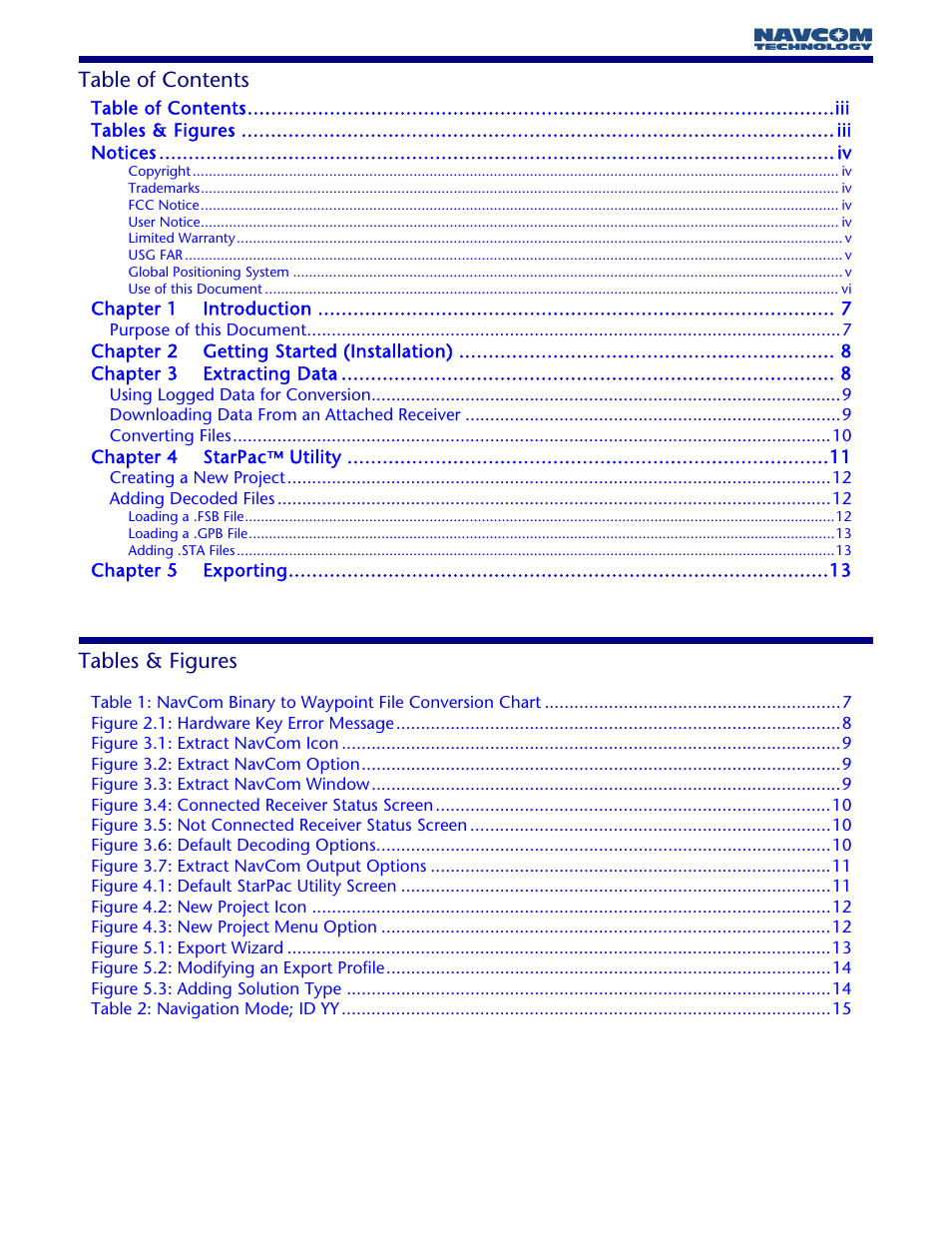 NavCom StarPac Rev.A User Manual | Page 3 / 15