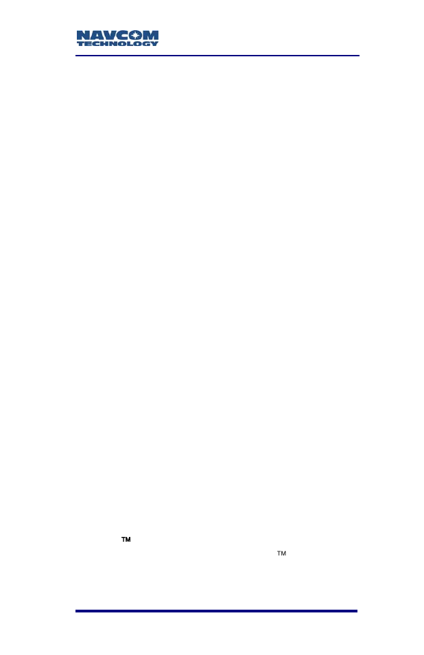 NavCom RT-3010 Rev.F User Manual | Page 87 / 89