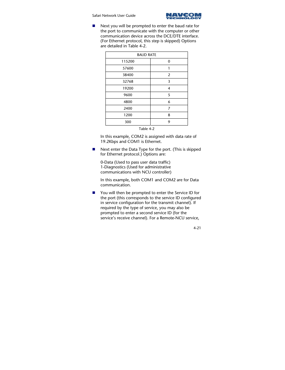 NavCom SR-7120 Rev.A User Manual | Page 83 / 117