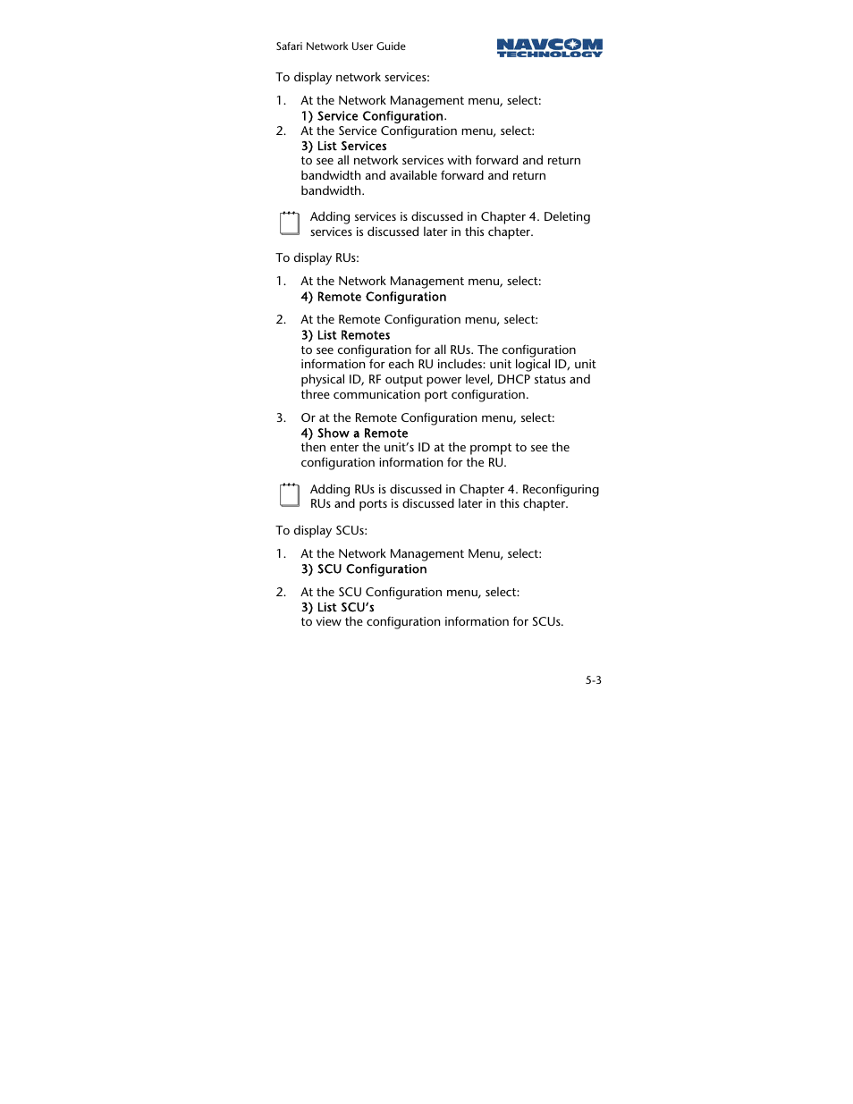 NavCom SR-7120 Rev.A User Manual | Page 91 / 117