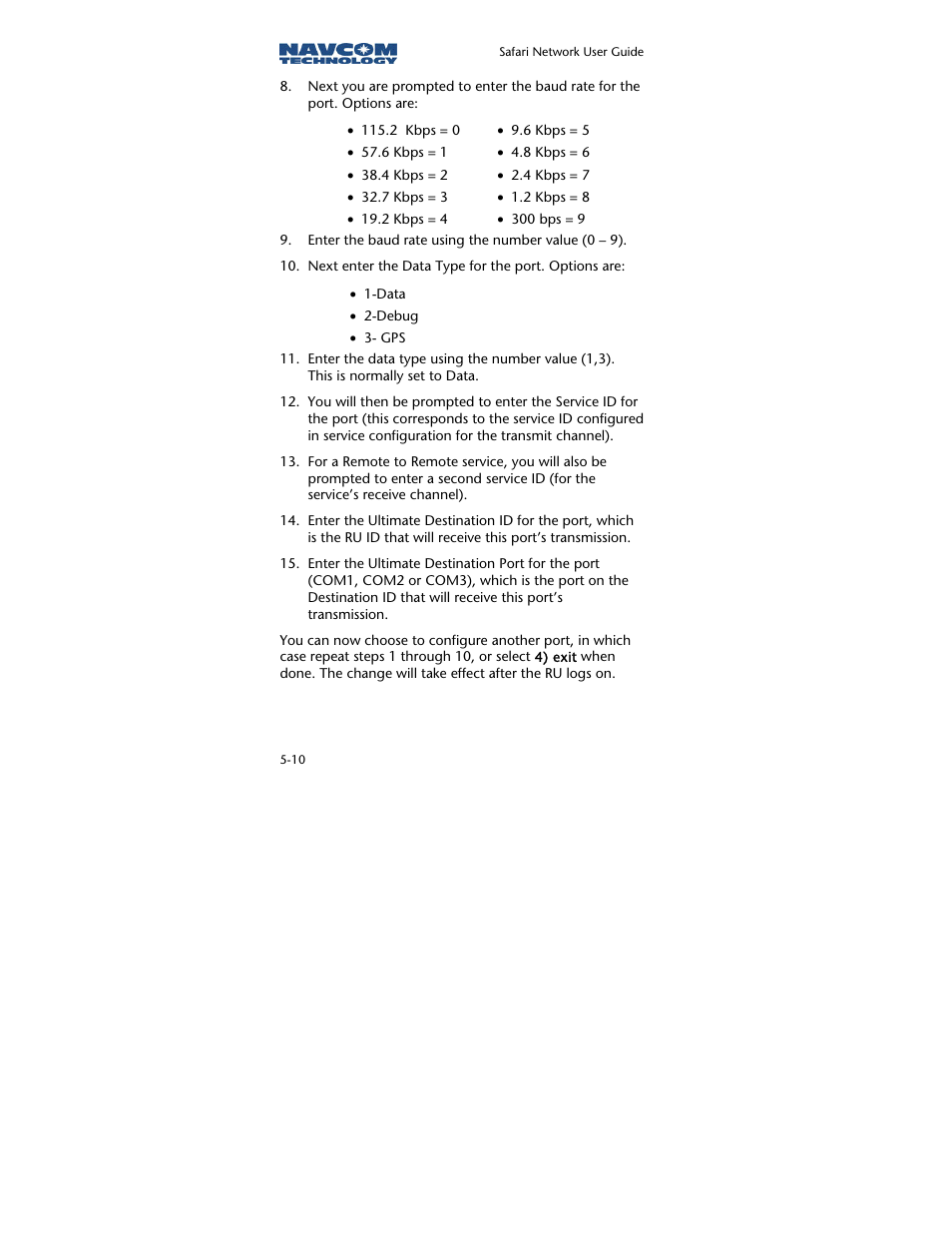 NavCom SR-7120 Rev.A User Manual | Page 98 / 117