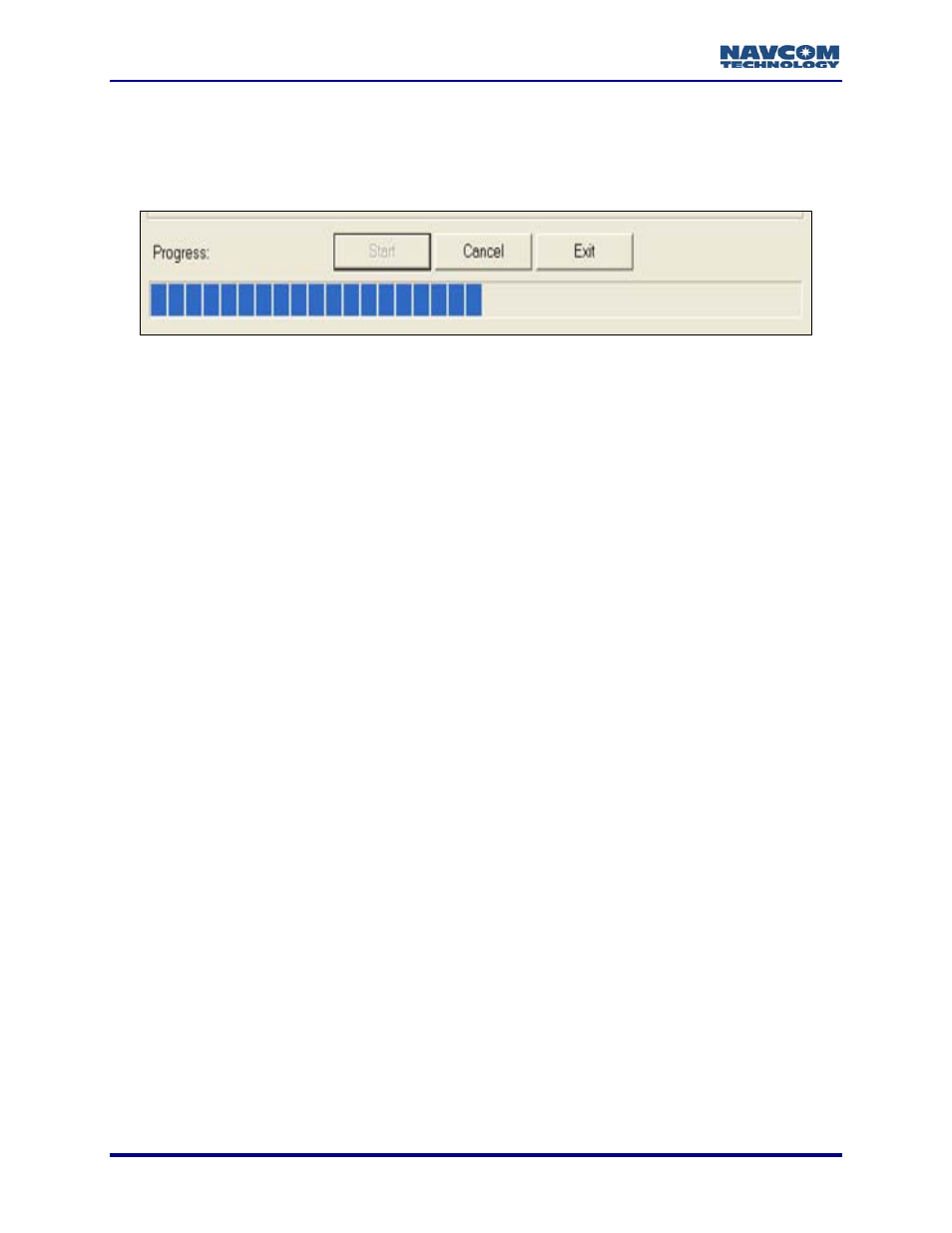Execution and progress, Figure 7: progress of rinex conversion | NavCom Rinex Utility Rev C User Manual | Page 16 / 17