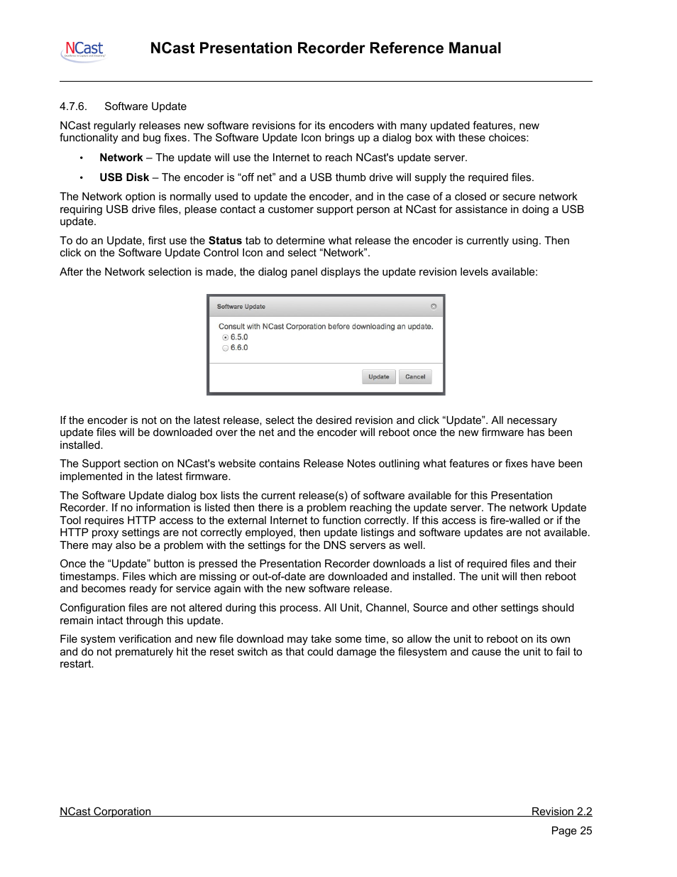 Ncast presentation recorder reference manual | NCast PR-HD User Manual | Page 25 / 113