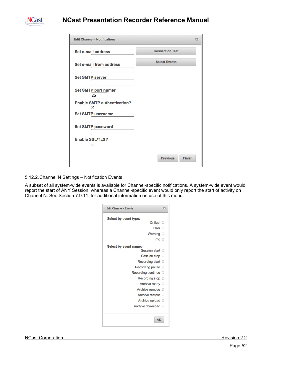 Ncast presentation recorder reference manual | NCast PR-HD User Manual | Page 52 / 113