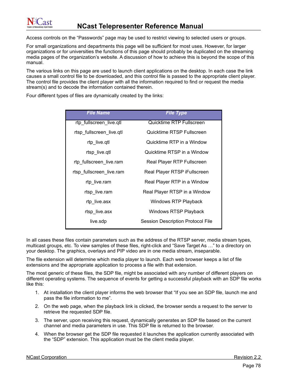Ncast telepresenter reference manual | NCast Telepresenter M4 User Manual | Page 78 / 107