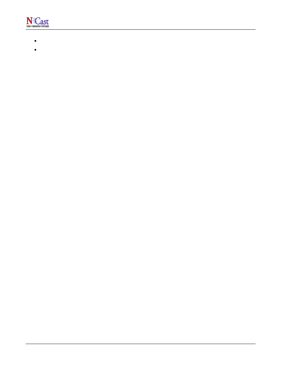 Ncast n-way reference manual | NCast N-Way Server User Manual | Page 10 / 40
