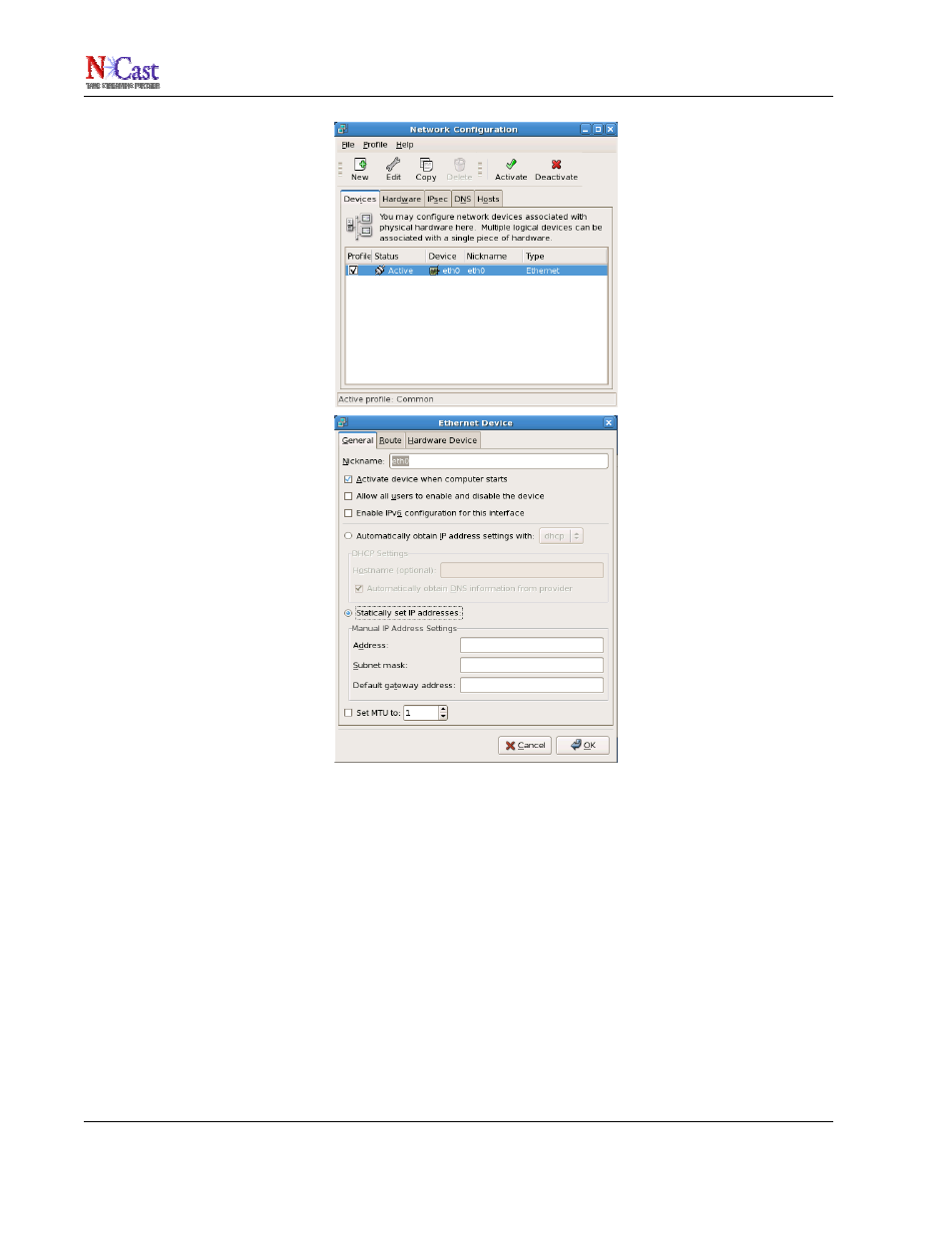 Ncast n-way reference manual | NCast N-Way Server User Manual | Page 12 / 40