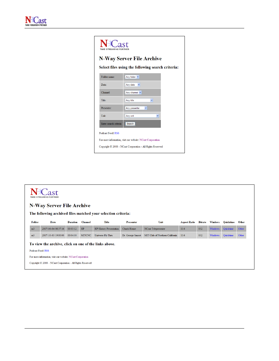 Ncast n-way reference manual | NCast N-Way Server User Manual | Page 37 / 40