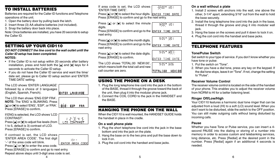 Conair CID110 User Manual | Page 3 / 7