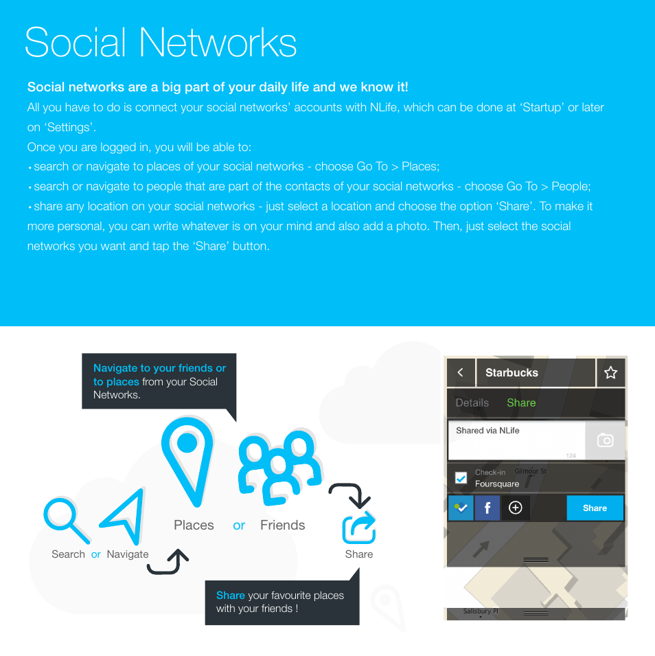 Social networks | NDrive NLife User Manual | Page 11 / 12