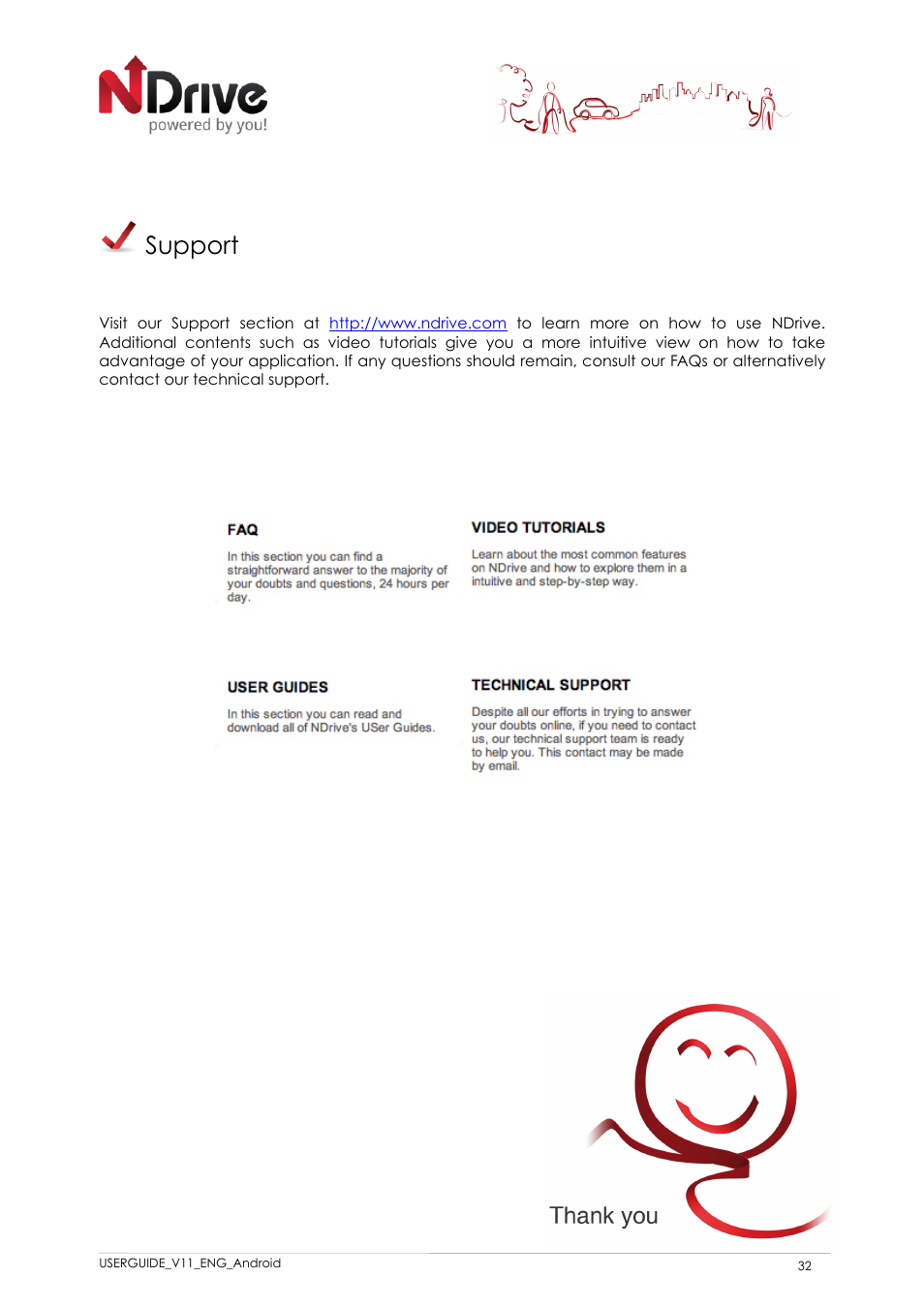 Support | NDrive 11 for android User Manual | Page 33 / 33