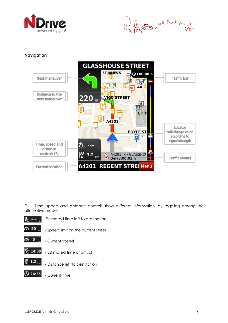 NDrive 11 for android User Manual | Page 6 / 33