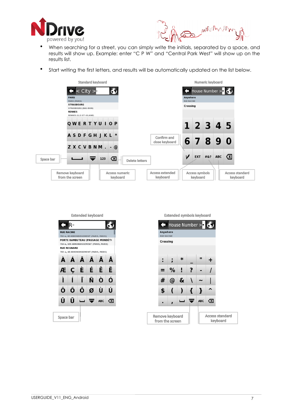 NDrive 11 for android User Manual | Page 8 / 33
