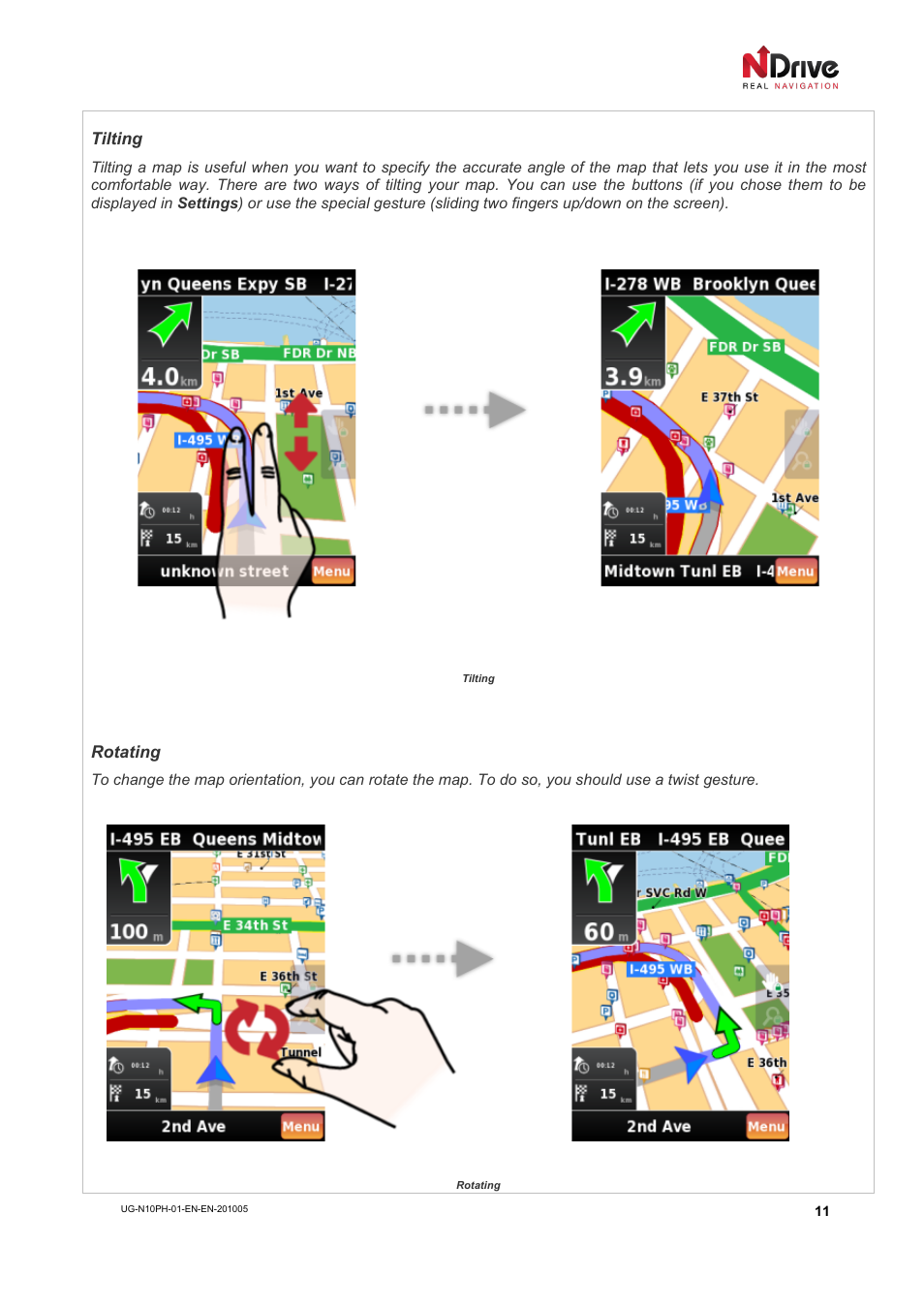 NDrive 10 for phones User Manual | Page 12 / 67