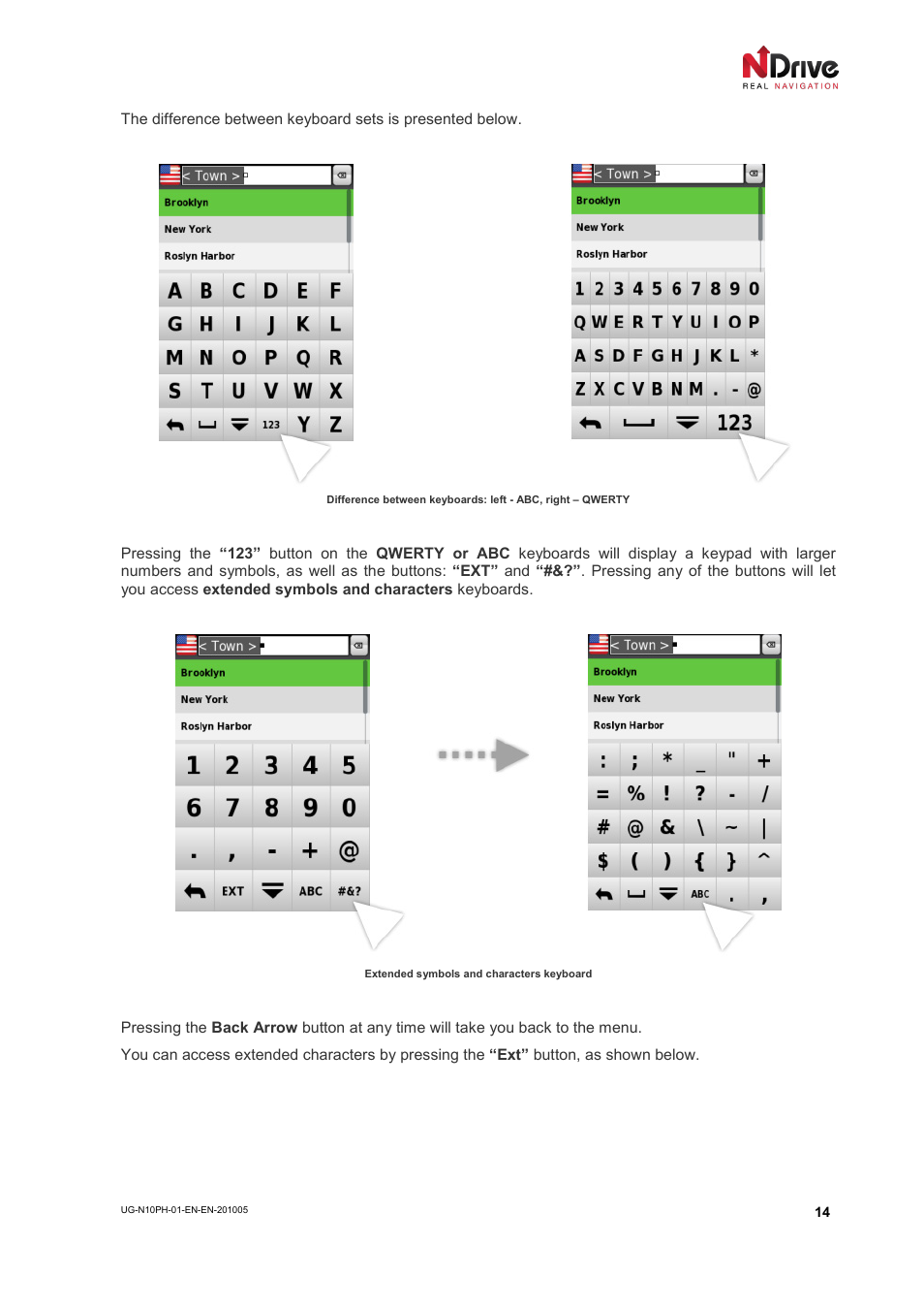 NDrive 10 for phones User Manual | Page 15 / 67