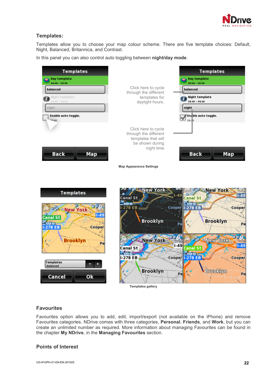 NDrive 10 for phones User Manual | Page 23 / 67
